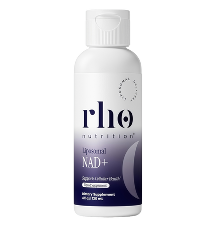 Rho Nutrition Liposomal NAD+ Liquid Supplement | High Absorption Formula, Active NAD+, Cellular Health, Healthy Aging & Energy Metabolism, 30 Servings